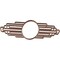 Ekena Millwork Elizabeth Wood Fretwork Pierced Ceiling Medallion, Walnut, 16"W x 8"H x 4 3/8"IW x 7 5/8"IH x 3/8"T CMWP16X08X0375EBWA - alternate 2